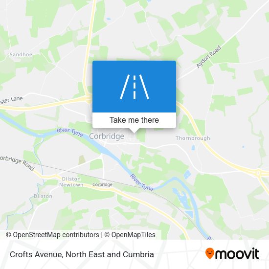 Crofts Avenue map