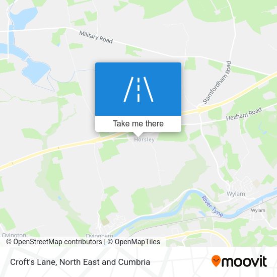 Croft's Lane map