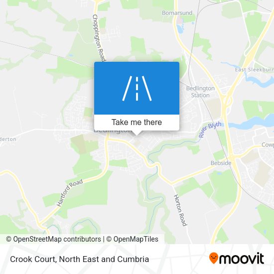 Crook Court map