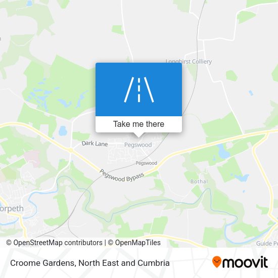 Croome Gardens map