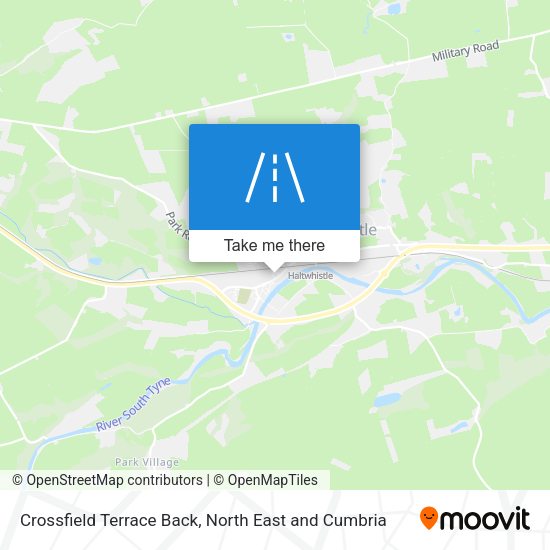 Crossfield Terrace Back map
