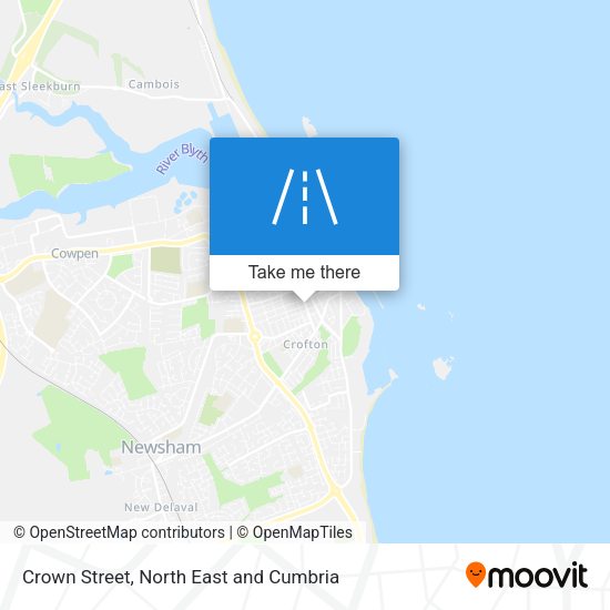 Crown Street map