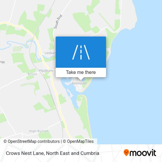 Crows Nest Lane map