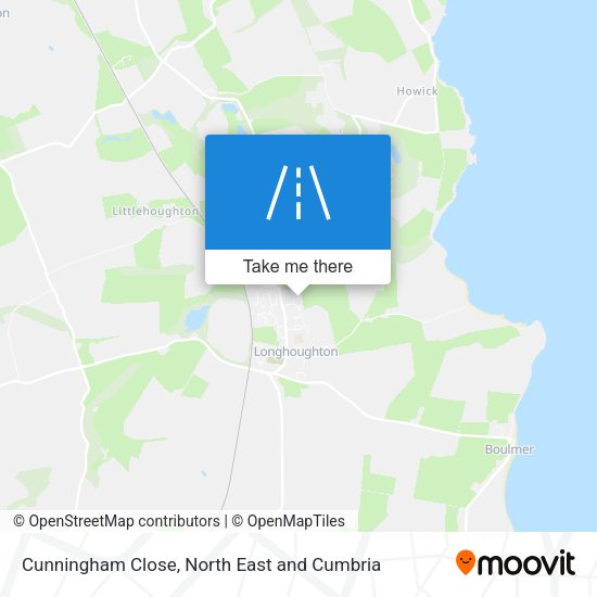 Cunningham Close map