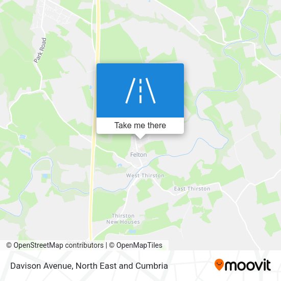 Davison Avenue map