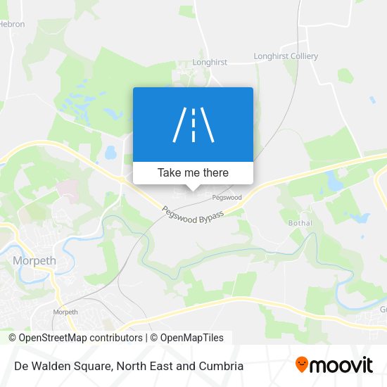 De Walden Square map