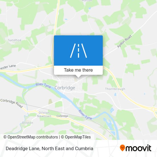 Deadridge Lane map