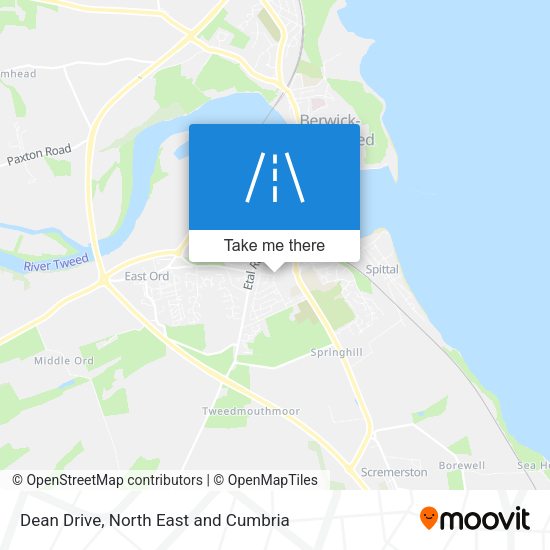 Dean Drive map