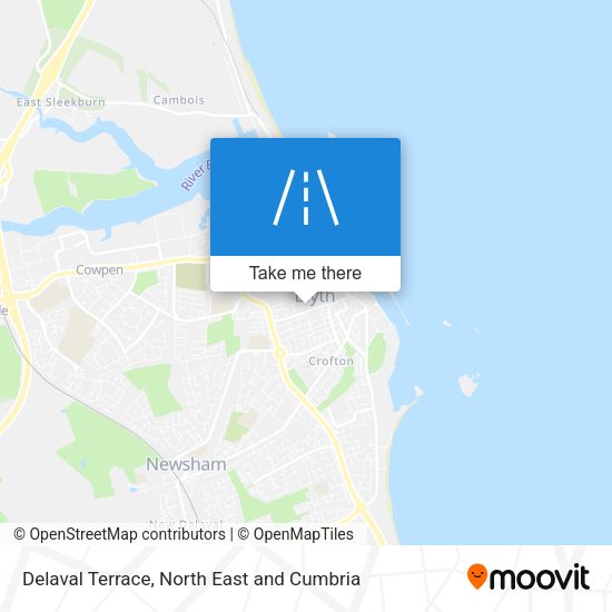Delaval Terrace map