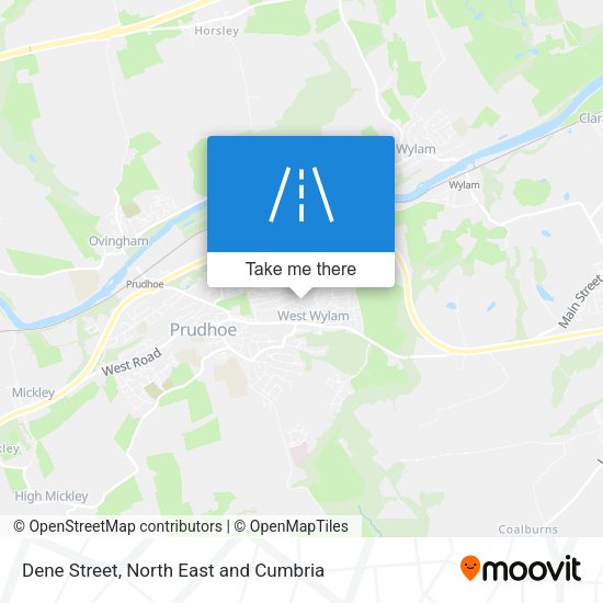 Dene Street map