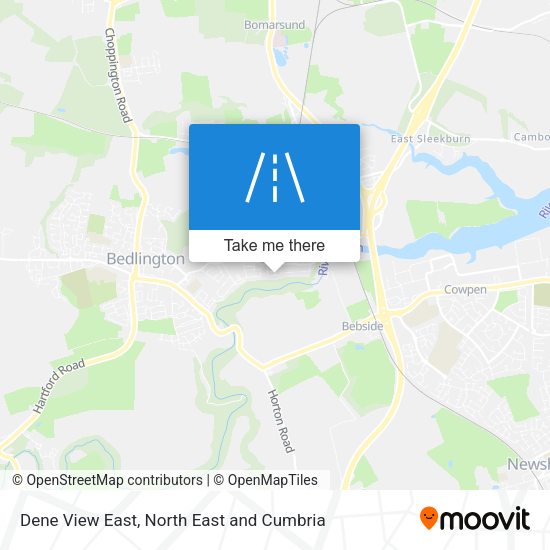 Dene View East map