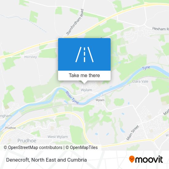 Denecroft map