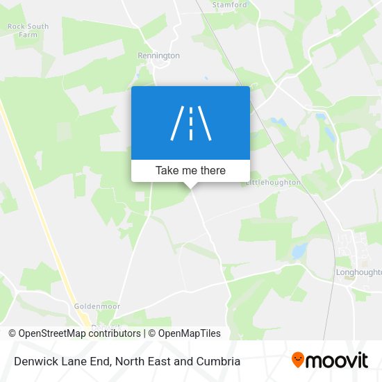 Denwick Lane End map