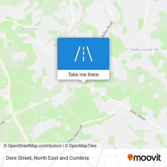 Dere Street map