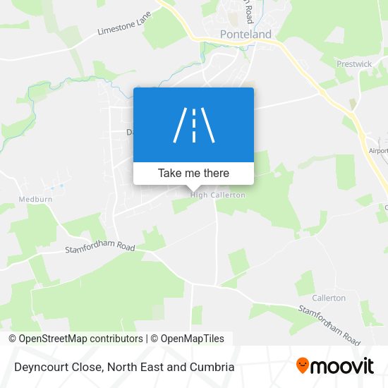 Deyncourt Close map