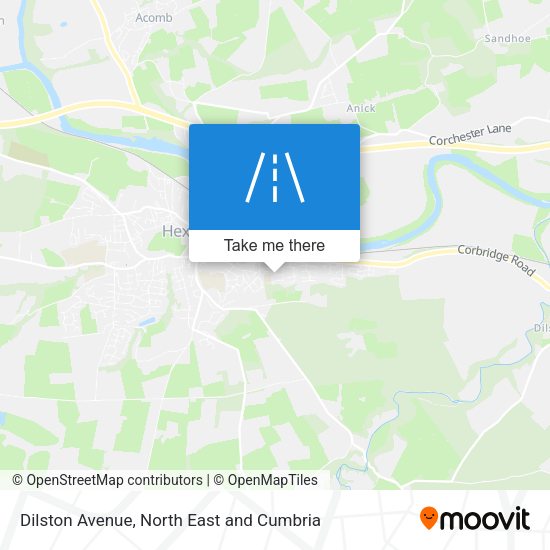 Dilston Avenue map