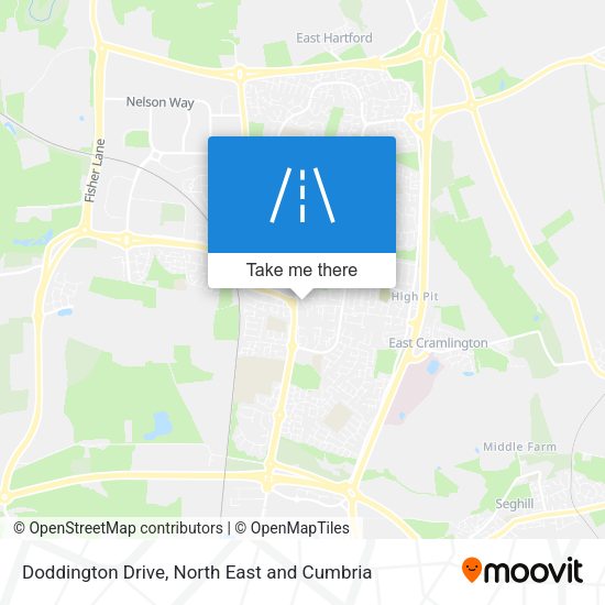 Doddington Drive map