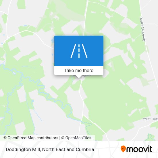 Doddington Mill map
