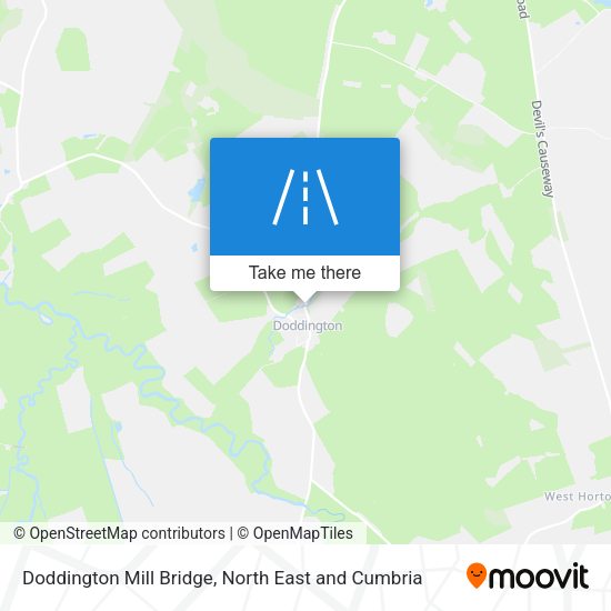 Doddington Mill Bridge map