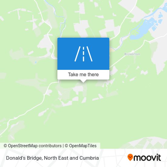 Donald's Bridge map
