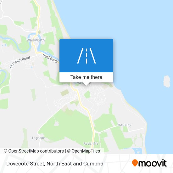 Dovecote Street map