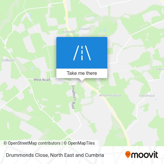 Drummonds Close map