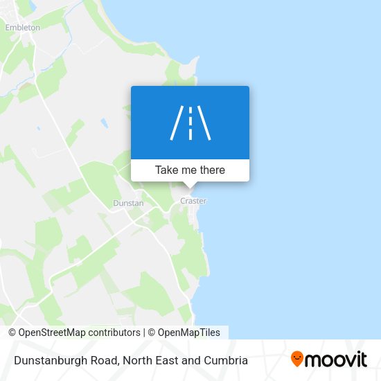Dunstanburgh Road map