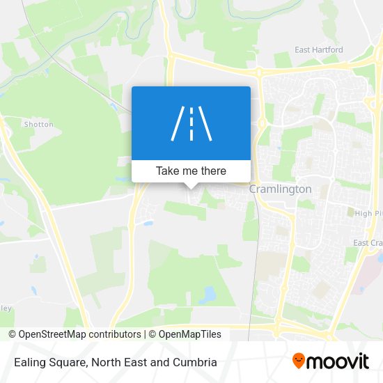 Ealing Square map
