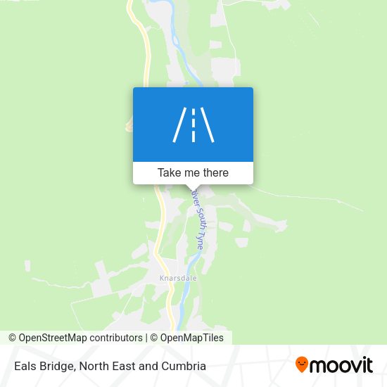 Eals Bridge map