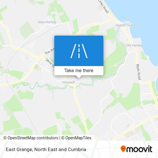 East Grange map