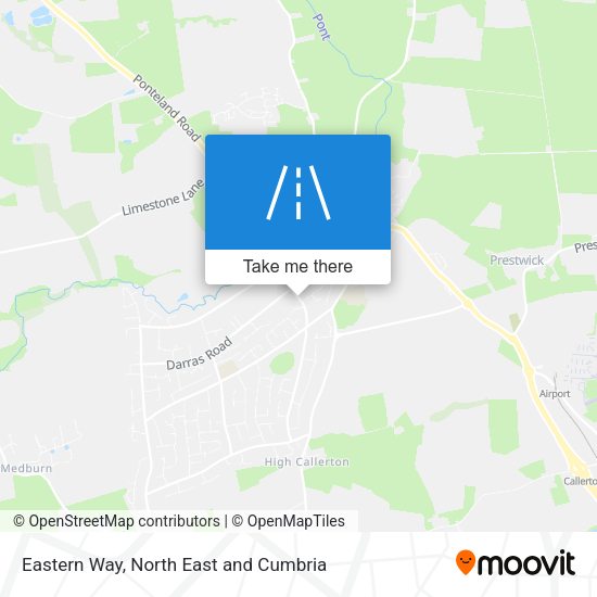 Eastern Way map
