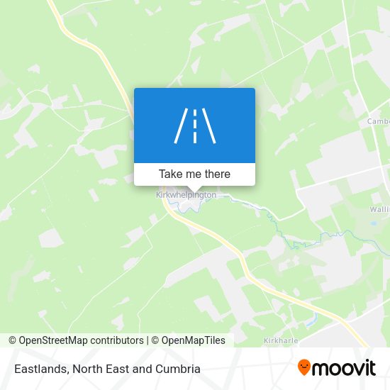 Eastlands map