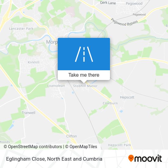 Eglingham Close map