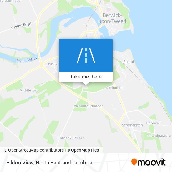 Eildon View map