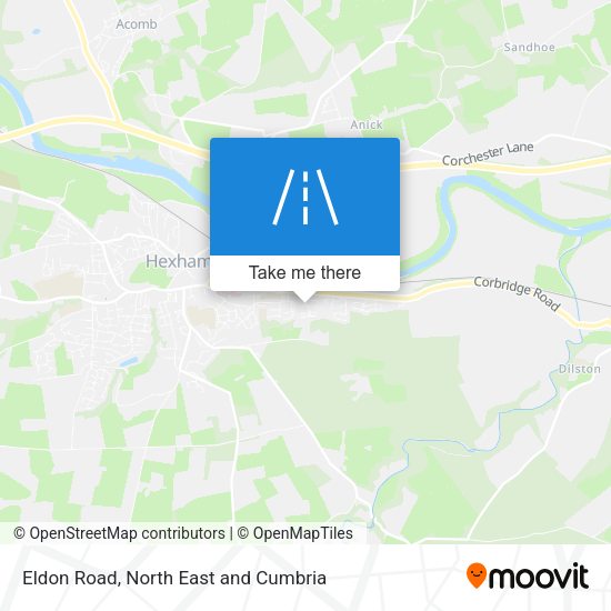 Eldon Road map