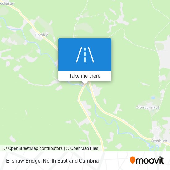 Elishaw Bridge map