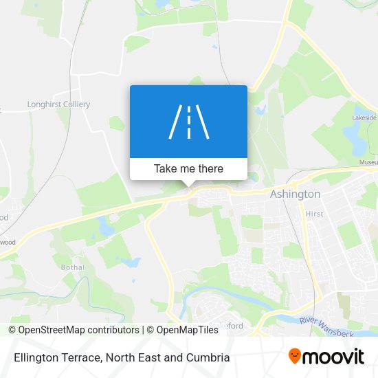 Ellington Terrace map