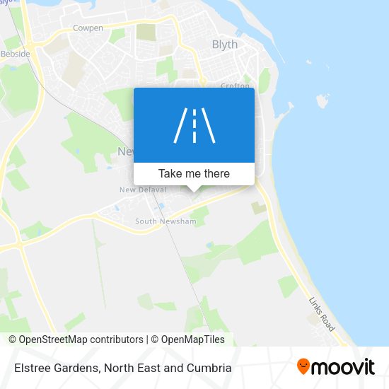 Elstree Gardens map