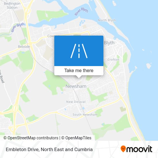 Embleton Drive map