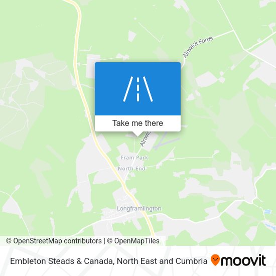 Embleton Steads & Canada map