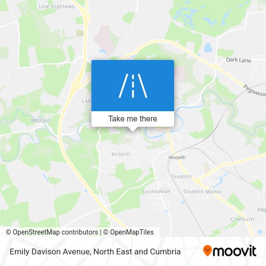 Emily Davison Avenue map