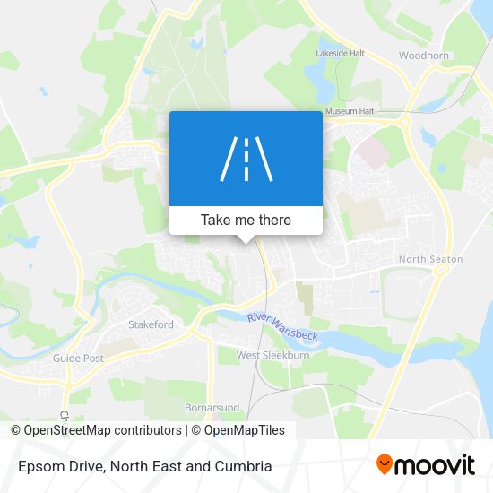 Epsom Drive map