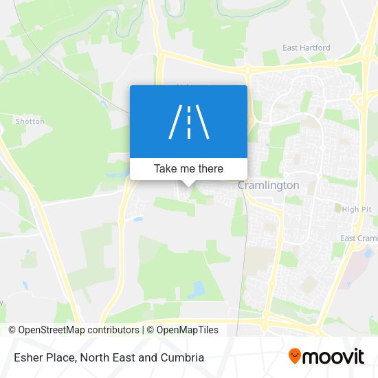 Esher Place map