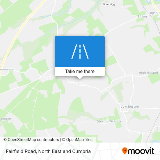 Fairfield Road map
