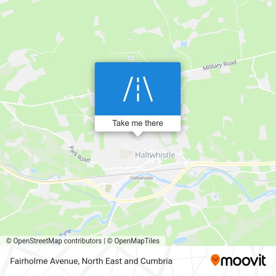 Fairholme Avenue map