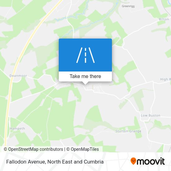 Fallodon Avenue map