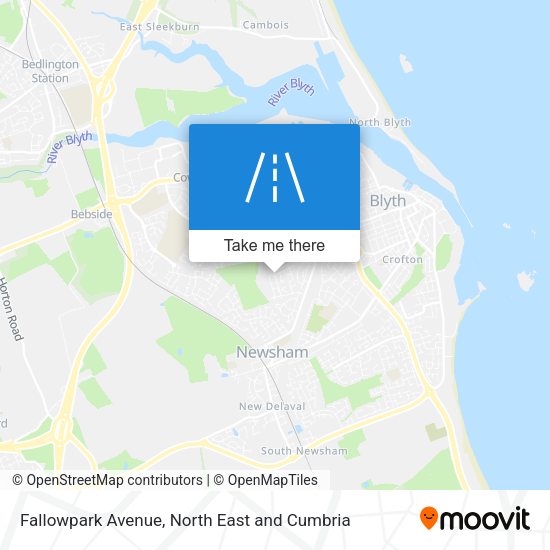 Fallowpark Avenue map