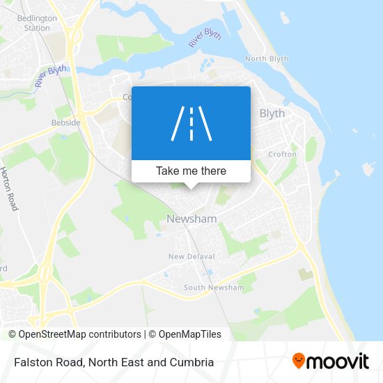 Falston Road map