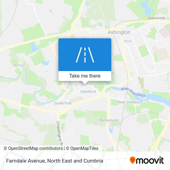 Farndale Avenue map