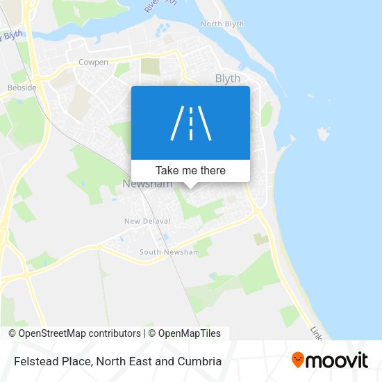 Felstead Place map